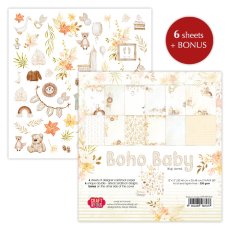 CPS-BH30-6 Zestaw papierów 30,5x30,5cm-Craft&You Design - Boho Baby