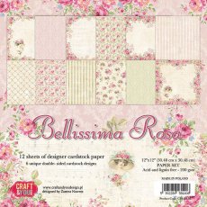 CPS-BR30 Zestaw papierów 30,5x30,5 cm Craft&You Design-Bellissima Rosa