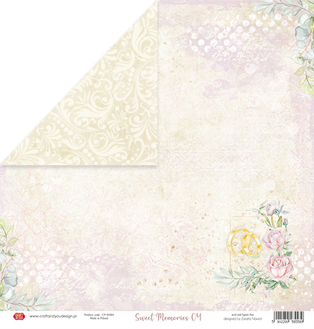  CP-SM04 Papier dwustronny Craft&You Design 30,5x30,5 Sweet Memories 04