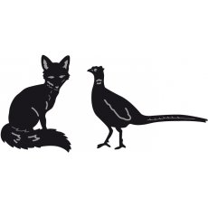 CR1341 Wykrojniki Marianne Design Craftable - Tiny's Animals - Fox & Pheasant
