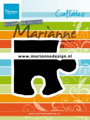  CR1491 Wykrojnik Marianne Design - CrafTables - Puzzle Piece - puzzel