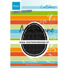 CR1497 Wykrojnik Marianne Design - CrafTables - Cross Stitch Easter Egg - pisanka