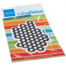 CR1579 Wykrojnik Marianne Design - CrafTables - Art Texture Honeycomb