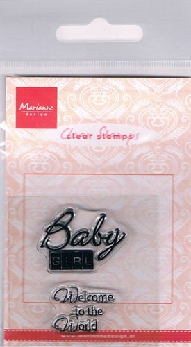  CS0890 Stemple silikonowe napisy - Baby Girl