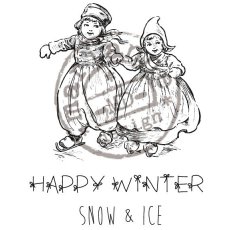 CS0906 Stempel gumowy -Happy Winter 