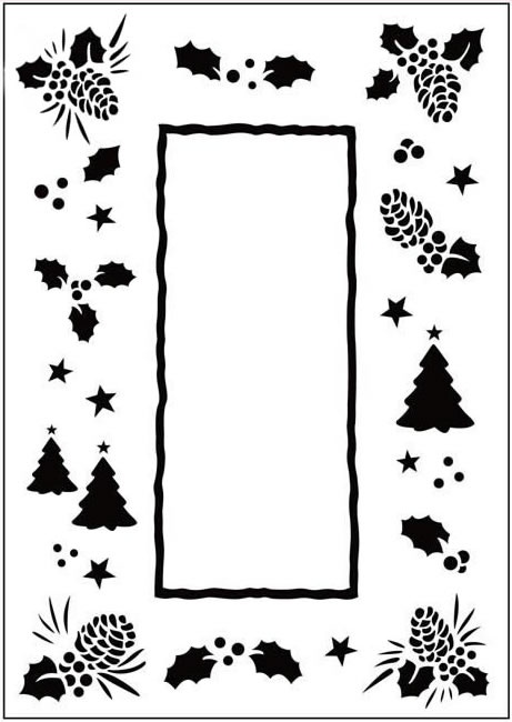  CTFD3035 Folder do embossingu  Christmas Trees Frame