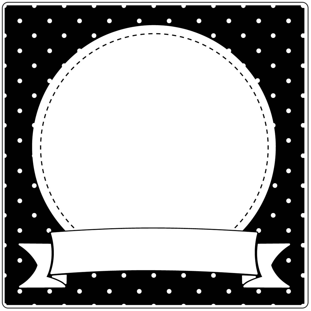  CTFD3117 Folder do embossingu- Globe-snieżna kula (15 x 15 cm)