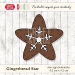 CW026 Wykrojnik Gingerbread Star-piernik gwiazdka Craft&You Design