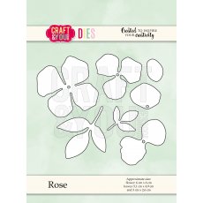 CW069 Wykrojnik /Die-Rose-róża-Craft&You Design