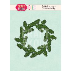 CW093 Wykrojnik /Die- Conifer Wreath- wianek iglasty- Craft&You Design