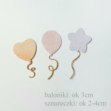 CW111 WYKROJNIK - three balloons - Baloniki - Craft&You Design