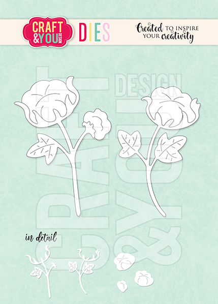  CW146 WYKROJNIKI - Cotton Flower - Kwiat Bawełny - Craft&You Design