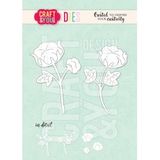 CW146 Wykrojnik /Die-Cotton Flower - Kwiat Bawełny - Craft&You Design