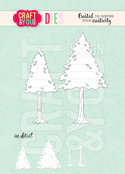  CW147 WYKROJNIKI - Christmas trees - Choinki - Craft&You Design