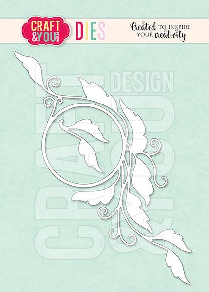  CW175 WYKROJNIKI - Flourish frame - Ramka z listkami - Craft&You Design