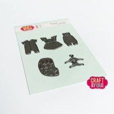 CW233  Wykrojnik - Baby's clothes / Ubranka dziecięce  - Craft&You Design