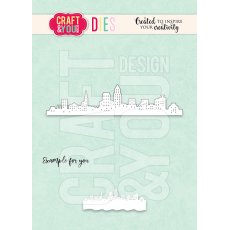 CW302 Wykrojnik /Die -Border City/Miasto- Craft&You Design