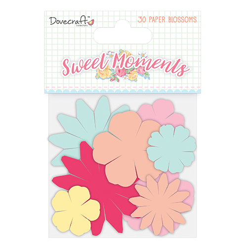  DCFLW021 Dovecraft- Sweet Moments -płaskie papierowe kwiatki