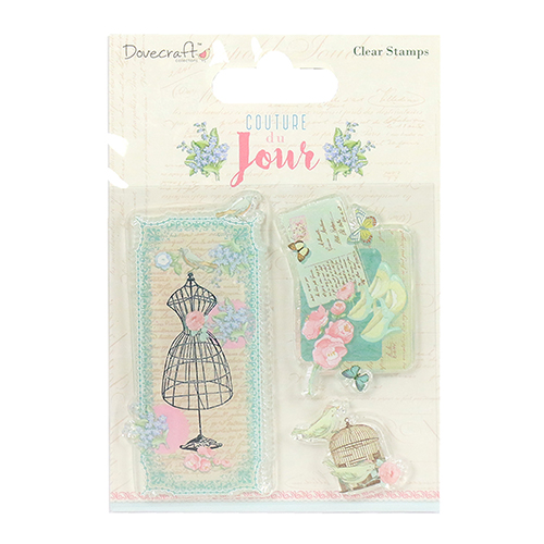  DCSTP081 Stempel silikonowy-Dovecraft Couture du Jour Clear  Stamps - Image