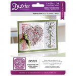 DS-CAD-HEART Wykrojniki  Die'sire Create a Card-Floral Lace Heart