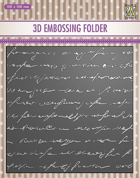  EF3D029 Folder do embossingu 3D 150x150mm - pismo