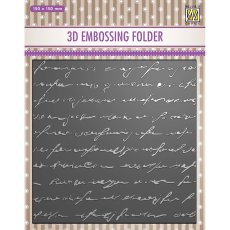 EF3D029 Folder do embossingu 3D ( 150x150 mm ) - pismo