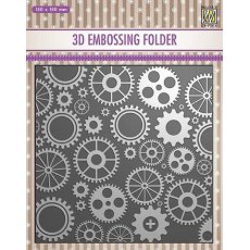 EF3D032 Folder do embossingu 3D 150x150mm - trybiki