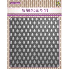EF3D084 Folder do embossingu 3D ( 150x150 mm ) - tło, jajka