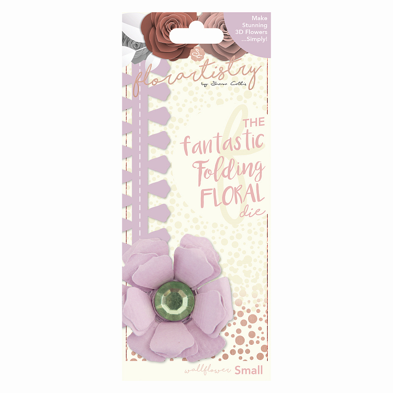  FLOR17015 Wykrojnik Florartistry-kwiat 3D- Wallflower (Small)