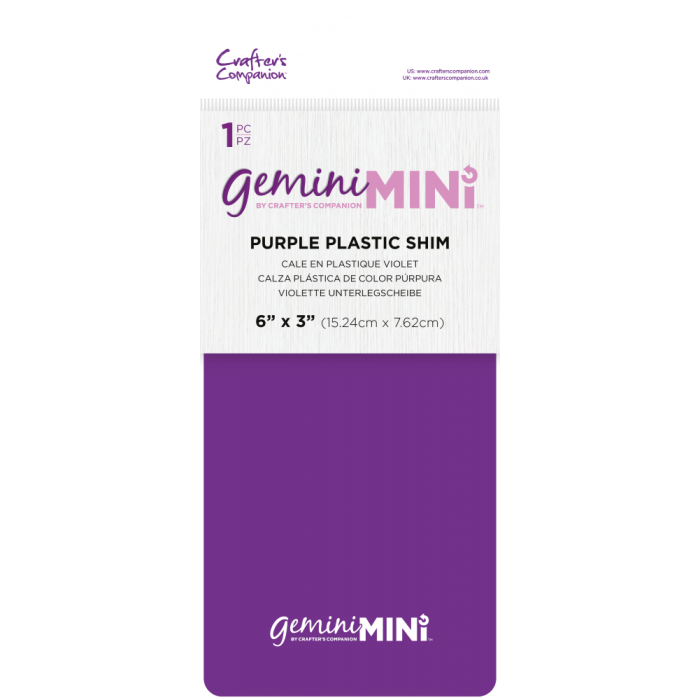  GEMMINI-ACC-PLASPUR Gemini Mini Fioletowa płytka do maszynki 