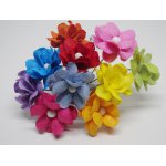 ILC-F-FILIP21 Kwiatki papierowe filipinki - mix kolorów 10 szt