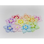 ILC-F-MIX02 Kwiatuszki trójwarstwowe papierowe-mix- 10szt