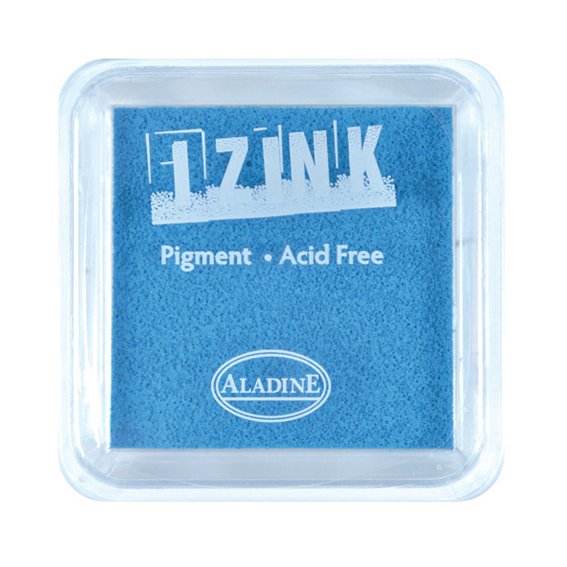  19411 Izink Pigment  -Tusz pigmentowy- Sky Blue 8 x 8 cm