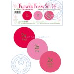 25.6913 Pianka do wykonywania kwiatków A4-zestaw 14 - Pink-red - różowo-czerwony