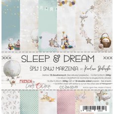 CC-ZM-SD-F9 SLEEP & DREAM - ZESTAW PAPIERÓW 15,25X15,25CM