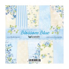 BBD-11 BLOSSOM BLUE- Mały Bloczek Papierów -ScrapAndMe