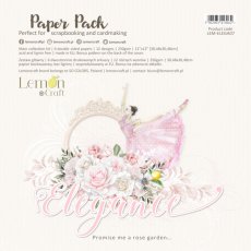 LEM-ELEGA07 Zestaw papierów do scrapbookingu 30x30cm - Elegance - Lemoncraft 