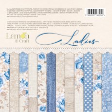 LEM-LAD-03  Zestaw papierów do scrapbookingu 15x15cm  LADIES - Lemoncraft