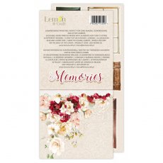 LEM-MEMO-02  MEMORIES - Bloczek papierów do wycinania 15,24x30,5cm - Lemoncraft