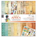 LX-21-45 Colors of Africa - Lexi Design - zestaw papierów - 30,5 cm x 30,5 cm