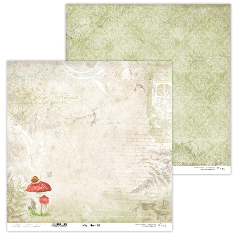  LX-21-K41 Fairy Tales - Lexi Design - zestaw papierów - 30,5 cm x 30,5 cm 