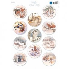 MB0186 Arkusz A4 - Marianne Design - Mattie's minies winter