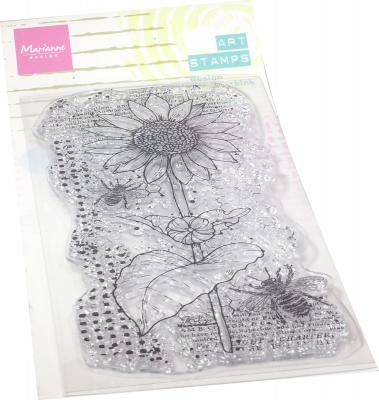  MM1648 Stemple Marianne Design  Colorful Silhouettes - ART STAMPS - SUNFLOWER