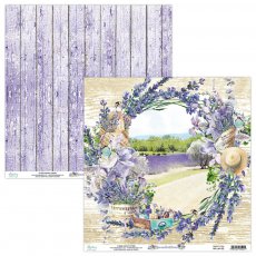 MT-LAV-02 Lavender Farm 02 - MINTAY PAPERS - papier dwustronny 30,5x30,5cm