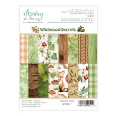 MT-WIS-11 WILDWOOD SECRETS- MINTAY PAPERS - Zeszyt uzupełniający  - 15,2 x 20,3 cm-