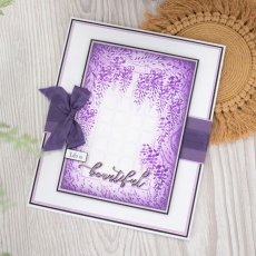 NG-WC-EF5-3D-RWI Nature's Garden Wisteria Collection 3D Embossing Folder -  Rustic Window