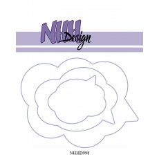 NHHD998 Wykrojnik NHH Design - "Thinking Bubble"