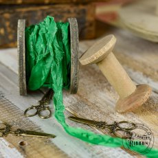 OLDS-27 old fashion ribbons-wstążki w stylu vintage - soczysta zieleń