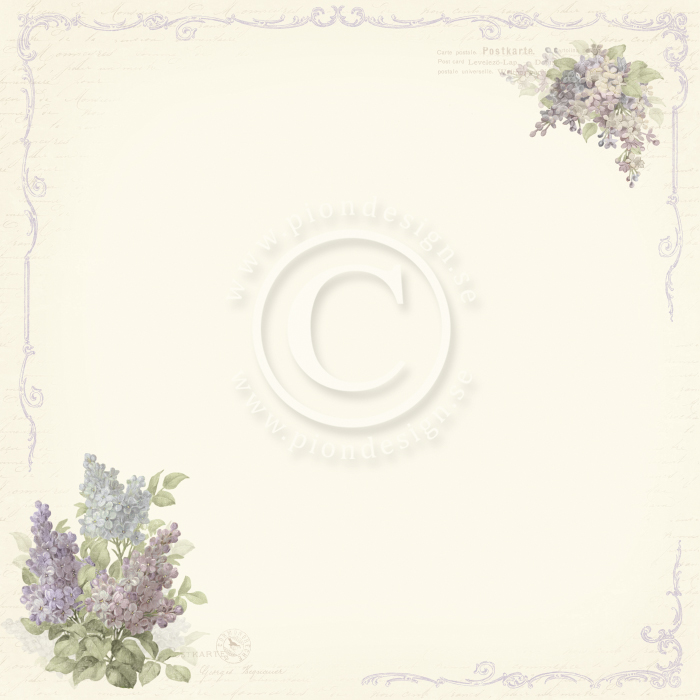  PD26001 Papier dwustronny 30,5x30,5cm-New Beginnings-Dreams of lilacs
