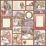 PD30013 Papier jednostronny 30,5x30,5cm  - A Christmas to Remember-Santa delivers